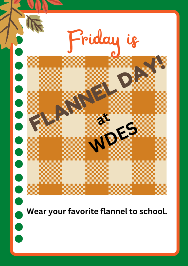 Flannel Day at WDES