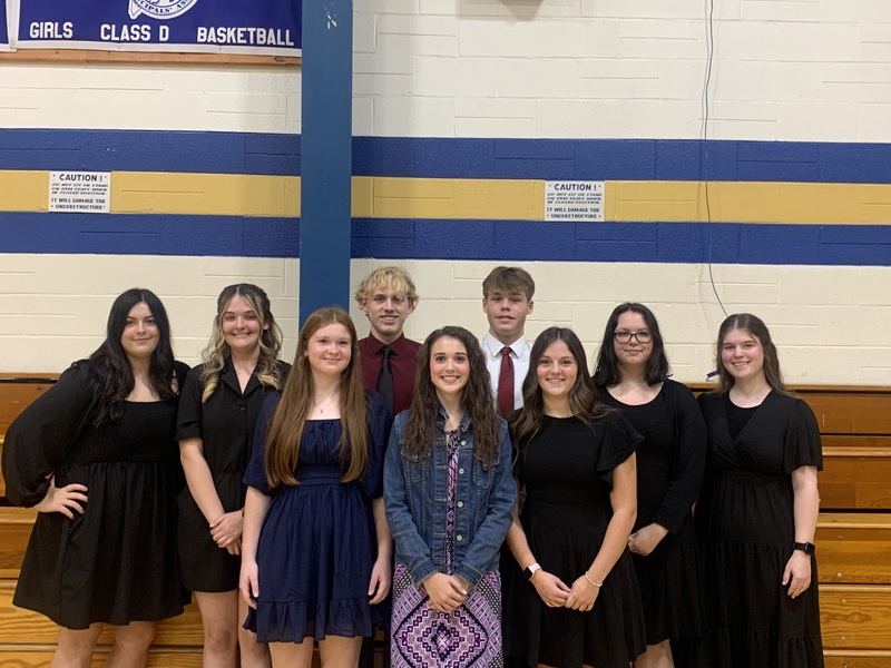 WDHS Holds Annual NHS Induction MSAD 45